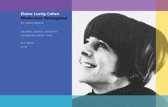 Poster for "Elaine Lustig Cohen: Modernism Reimagined"