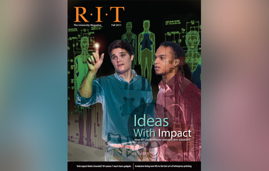 Cover of the Fall 2013 RIT Magazine