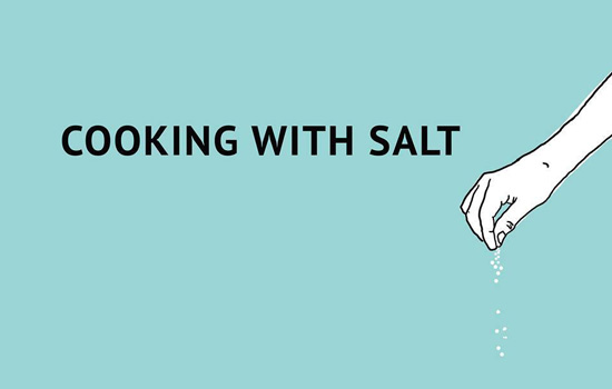 Poster displaying Cooking with Salt