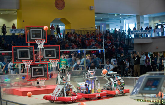 Picture of Robotics event