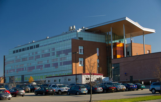 Picture of classroom building