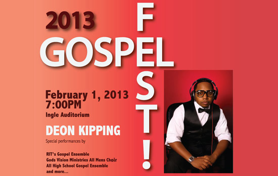 Poster for "2013 Gospel Fest!"