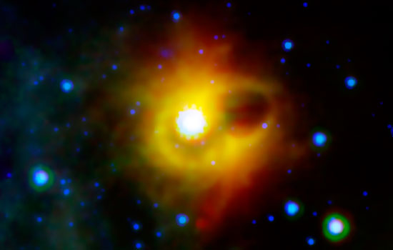 Computer Generated Photo of distant star