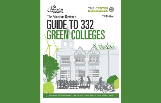 Cover for "Guide to 332 Green Colleges"