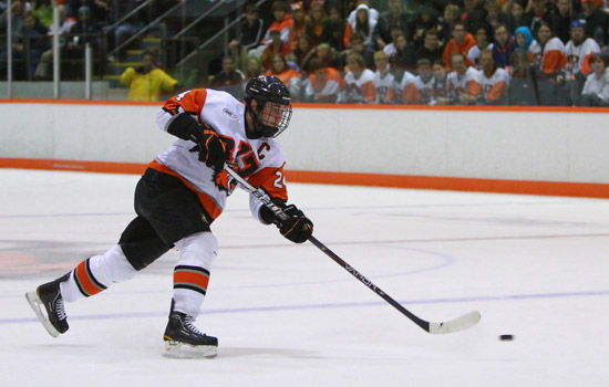 Picture of Hockey player during game