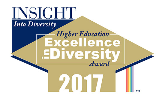 Poster for "Insight Into Diversity: Higher Education Excellence in Diversity award 2017"