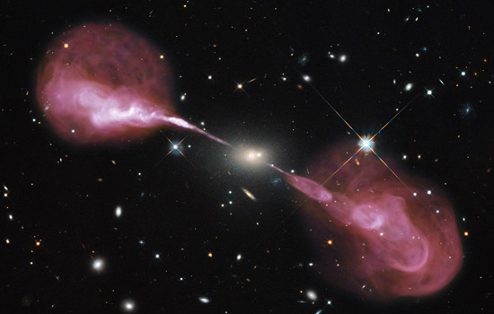 Picture of two galaxies