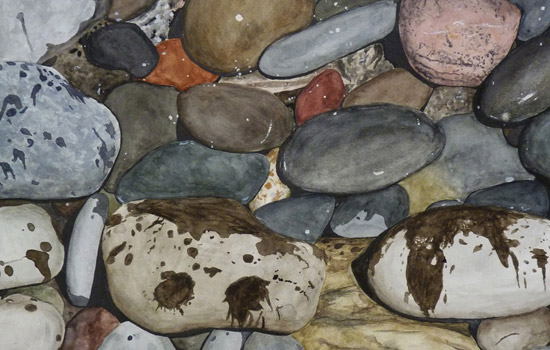 Picture of a bunch of rocks 