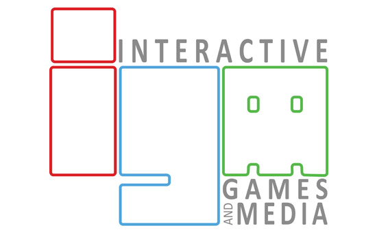 Logo for "Interactive Games and Media"