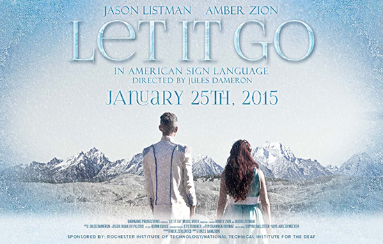 Poster for "Let it go: In American Sign Language"