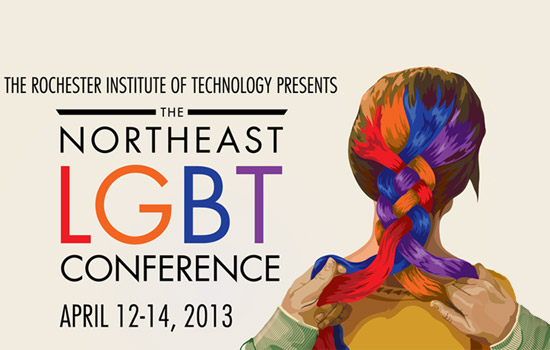 Poster for "The Northeast LGBT Conference at RIT"