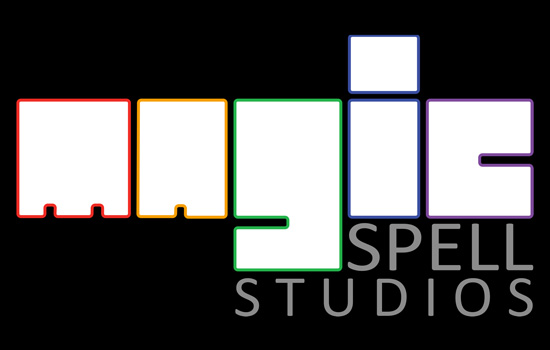 Logo for "Magic Spell studios"