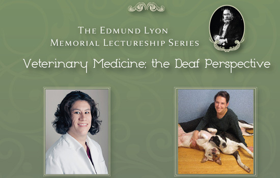 Poster for "Veterinary Medicine: the Deaf Perspective"