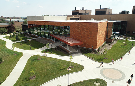 Overhead view of MAGIC Spell Studios.