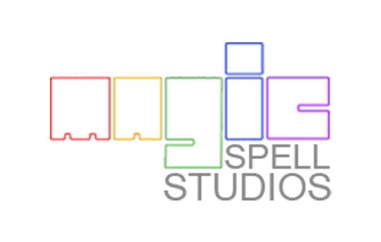 Logo for "Magic Spell studios"