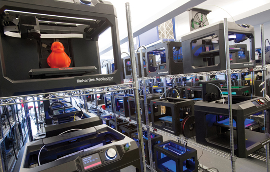 Picture of 3D printing lab