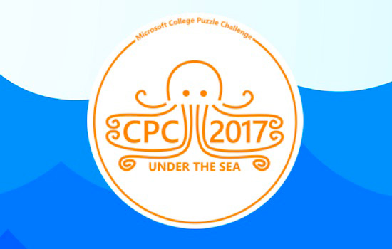 Poster for "Microsoft College Puzzle Challenge: Under the Sea 2017"