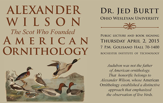 Poster for "Alexander Wilson: The Scot Who Founded American Ornithology"