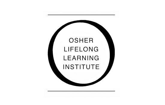 Logo saying "Osher lifelong learning Institute"