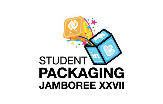 Logo for the "Student Packaging Jamboree XXVII"