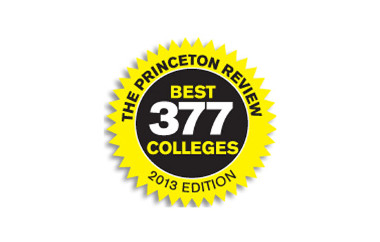 Logo for "The Princeton Review: Best 377 Colleges 2013 Edition"