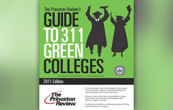 Poster for "The Princeton Reivew's: Guide to 311 Green Colleges"