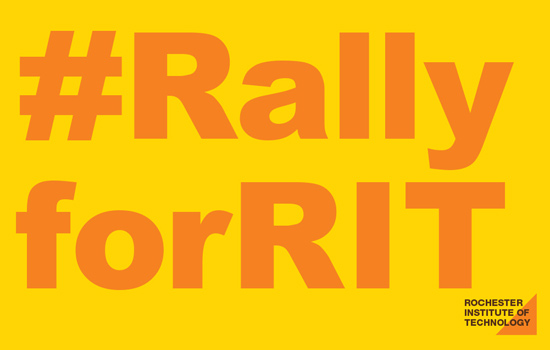 Poster for "#Rally for RIT"