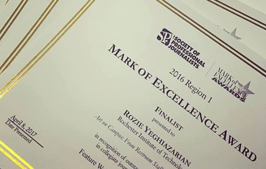 Picture of Awards for Mark of Excellence