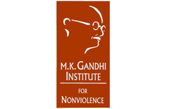 Logo for "M.K. Gandhi Institute For Nonviolence"