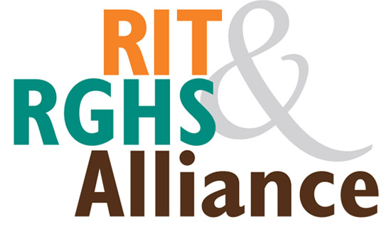 Logo for "RIT-RGHS Alliance"