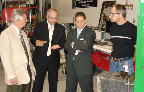 RIT Professors and professional engineers discuss project
