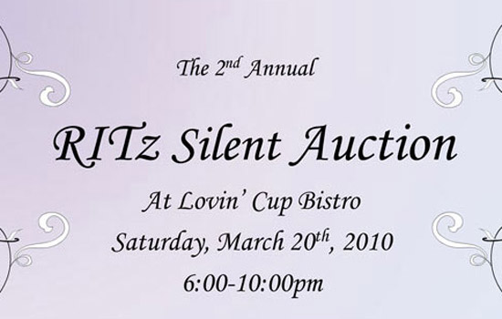 Logo for "RITz Silent Auction"