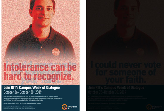 Poster for "RIT's campus week of Dialogue"