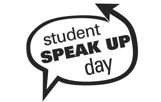Logo for "Student Speak Up day"