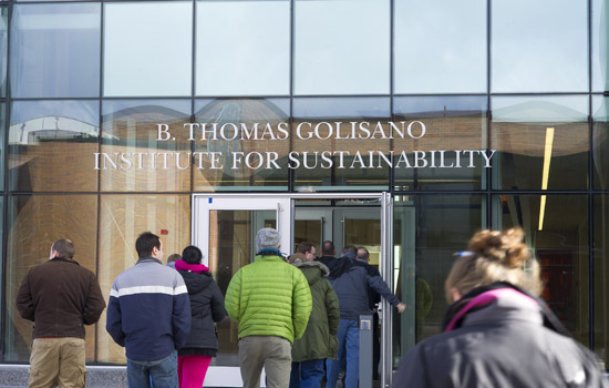 Picture of entrance to B.Thomas Golisano Institute for Sustainability