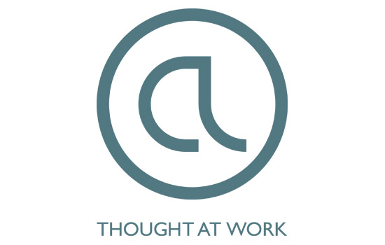 Logo for "Thoughts at work" event
