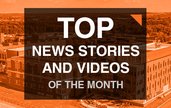 White text logo saying "Top news stories and videos of the month".
