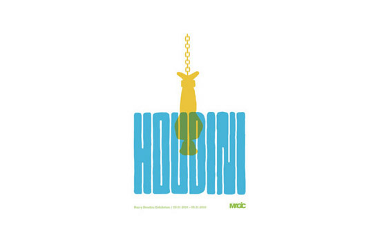 Logo for "Houdini" museum exhibit