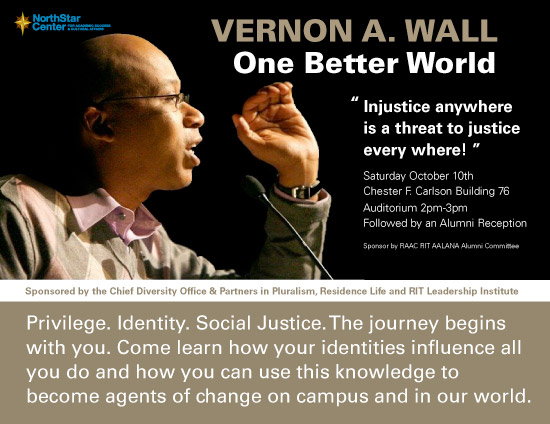 Logo for "Vernon A. Wall: One better world"