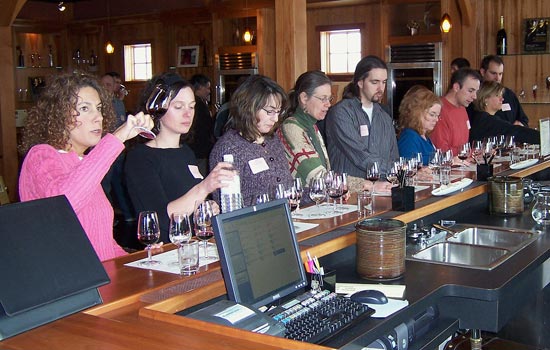 Picture of People wine tasting 