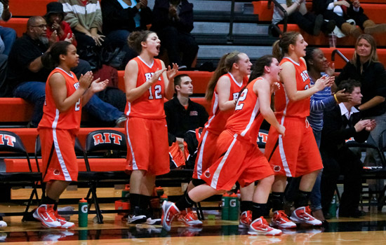 Players cheering 