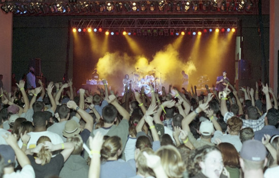 People dancing at performance