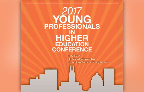 Poster for the "2017 Young Professionals in Higher Education Conference"