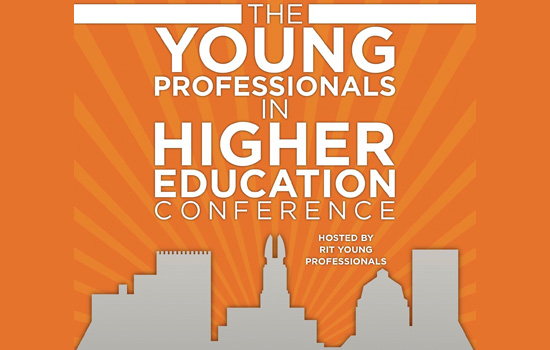 Logo for "The Young Professionals in Higher Education Conference"