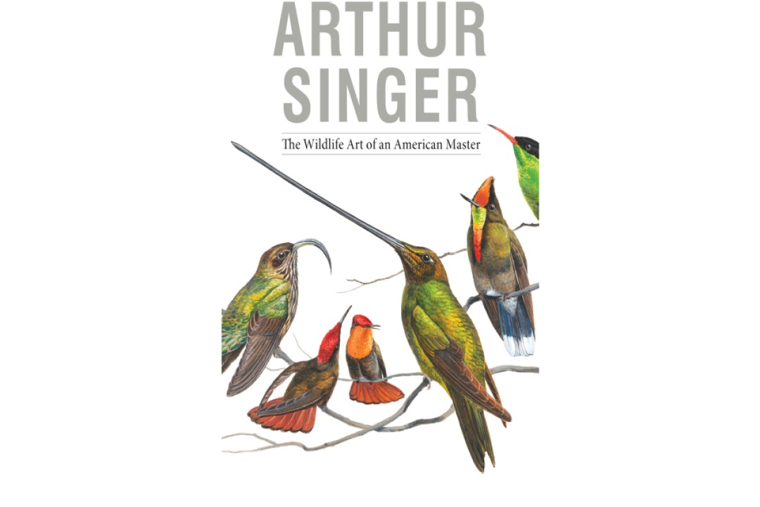 A book cover with bird illustrations on it.