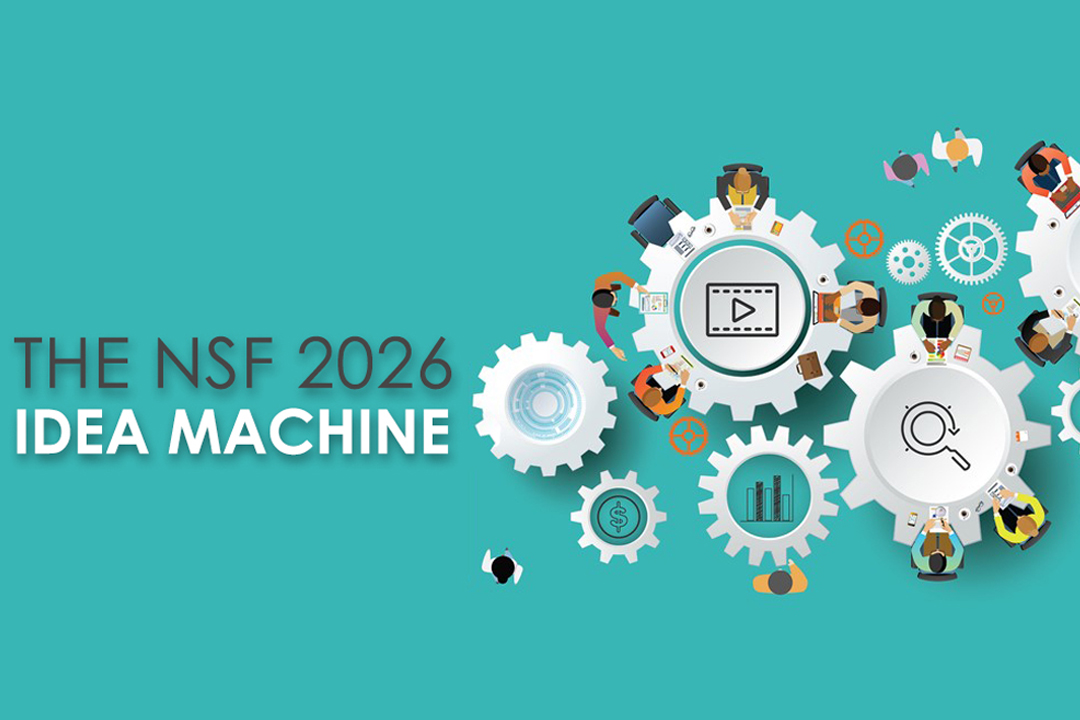 NSF 2026 Idea Machine logo with gears