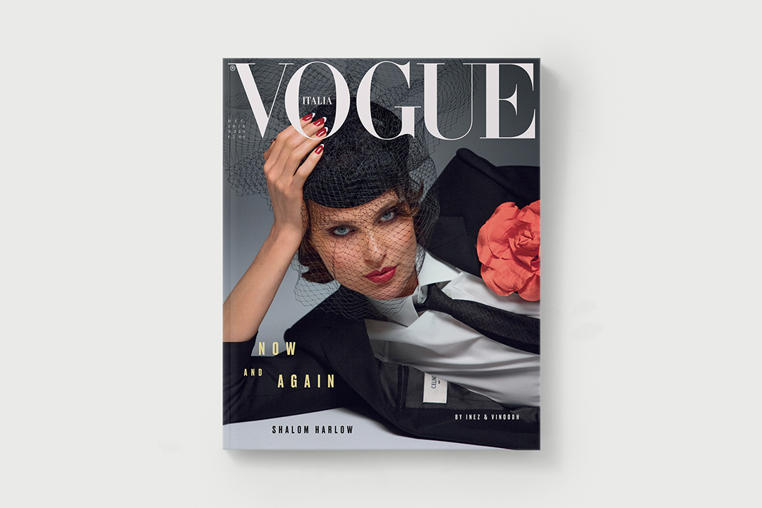 A cover of Vogue Italia Jonathan Conrad worked on