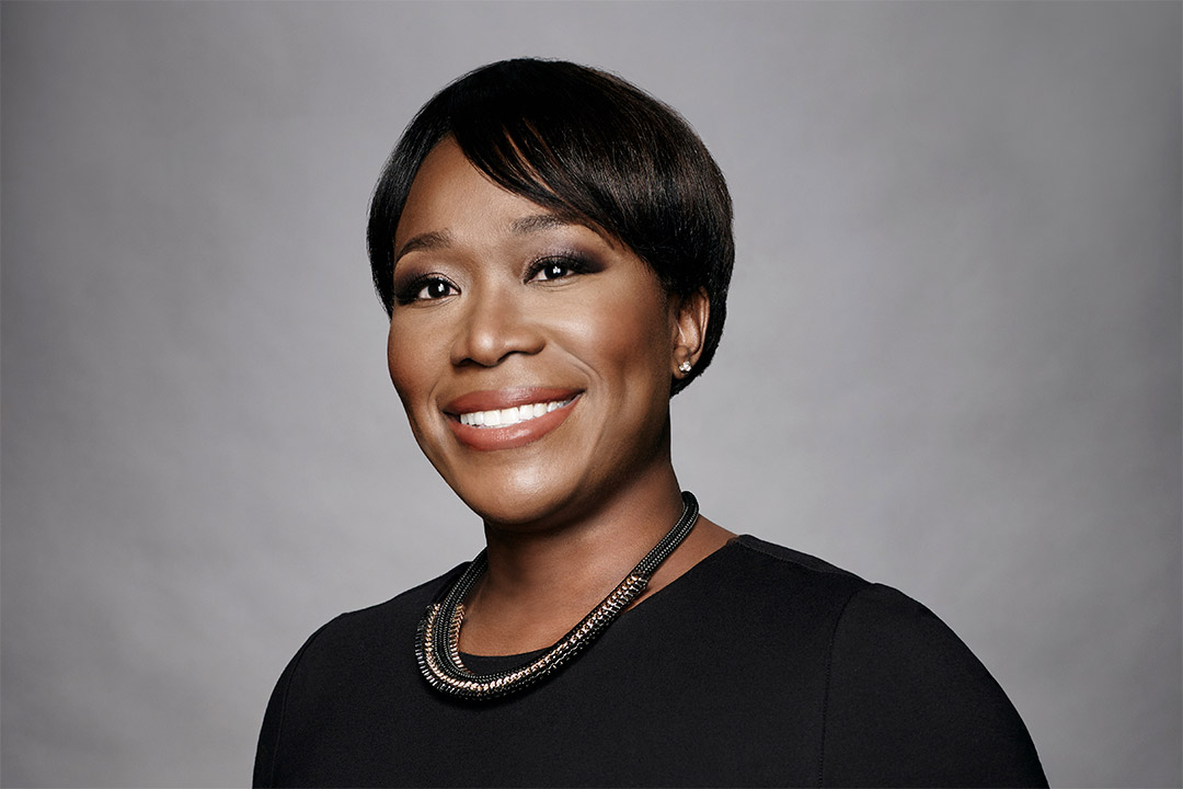 Portrait of Joy-Ann Reid.