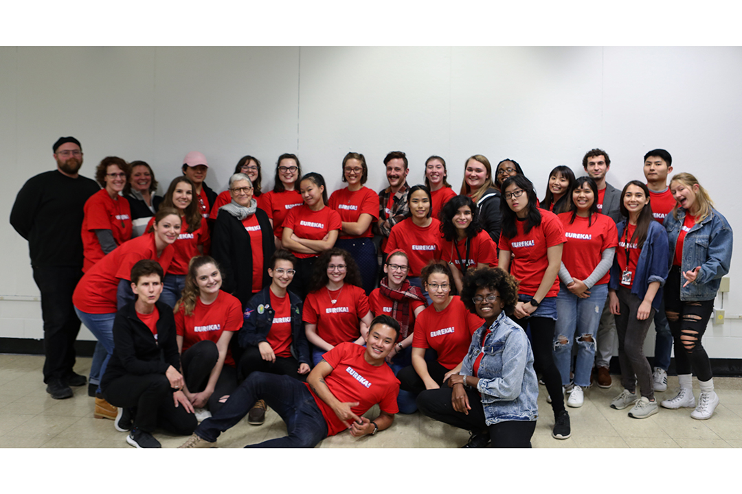 A group photo of workshop participants.