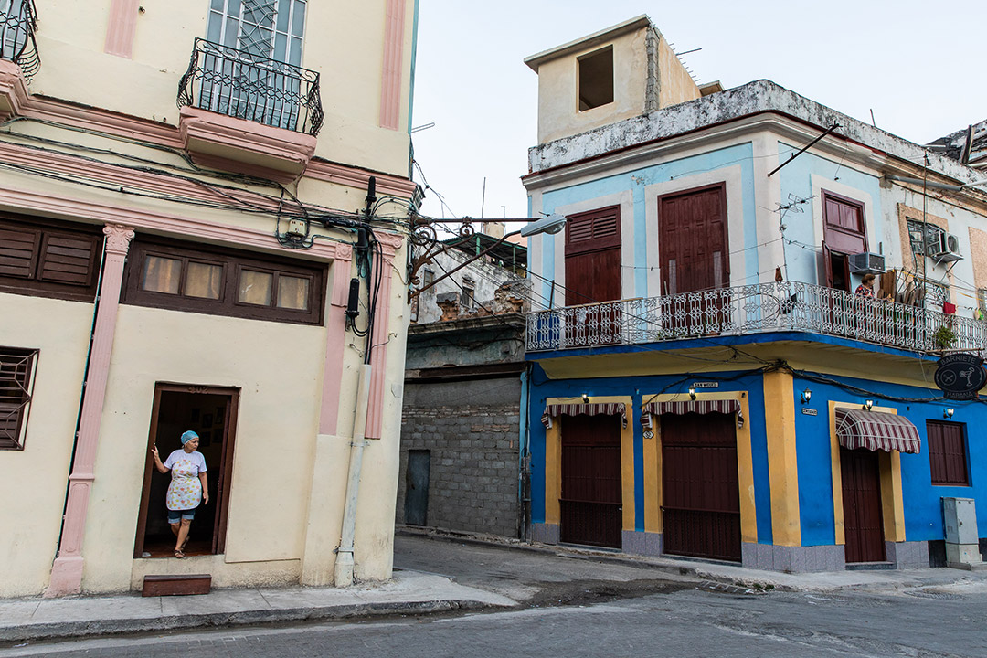 storefronts in Cuba.
